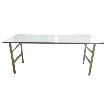 Inter Steel โต๊ะพับ อเนกประสงค์ รุ่น TF3072 ขนาด 75 x 180 x 75 cm. - สีขาว