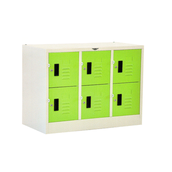 DAXTON ตู้ล็อคเกอร์ 6 ช่อง มินิ รุ่น RW - 6 Mini - Green