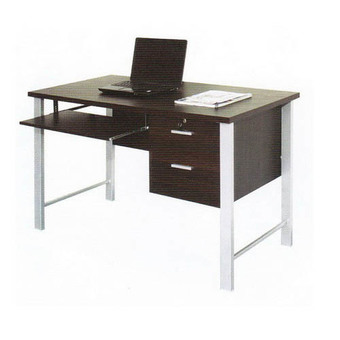 NDL โต๊ะคอมขาเหล็ก รุ่น FW-100 cm (สี โอ๊ก)