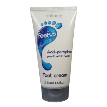 Oriflame Anti-perspirant Foot Cream ครีมบำรุงผิวเท้า ลดการเกิดเหงื่อ ขจัดกลิ่นเท้า