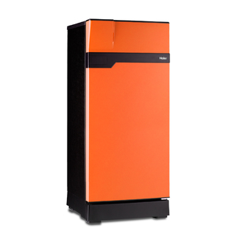 Haier ตู้เย็น 1 ประตู Muse series ขนาด 6.3 คิว รุ่น HR-CEA18-OS (สีส้ม/ดำ)