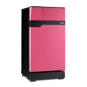 Haier ตู้เย็น 1 ประตู Muse series ขนาด 5.2 คิว รุ่น HR-CEA15-SP (สีชมพู/ดำ)