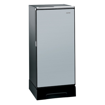 Hitachi ตู้เย็น 1 ประตู พร้อมชั้นวางกระจกแก้วนิรภัย รุ่น R-64V4 ​​​ขนาด 6.6คิว (สีเงิน)
