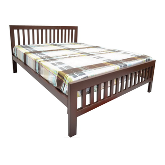 DAXTON เตียงเหล็กกล่อง ขนาด 5 ฟุต รุ่น Lofts 5 - Brown
