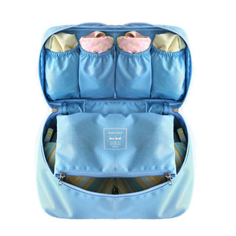 กระเป๋าเก็บบราและกางเกงชั้นใน - Blue sky