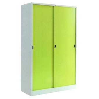 SOHO ตู้เสื้อผ้าเหล็ก บานเลื่อนทึบ รุ่น LK-3679 - Green