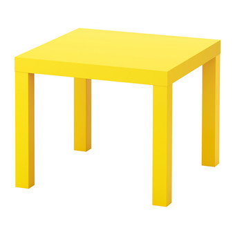 PR Furniture โต๊ะข้าง (สีเหลือง)