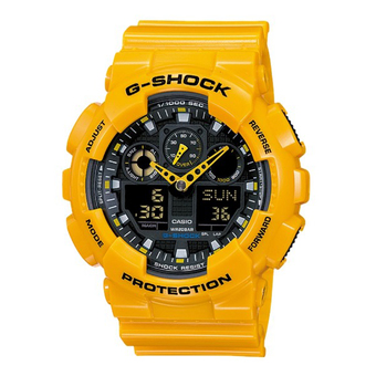Casio G-Shock นาฬิกาข้อมือ Rubber รุ่น Ga-100A-9Adr (Bumblebee Limited Edition) (Yellow)