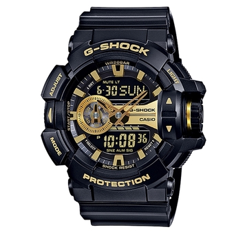 Casio G-Shock นาฬิกาข้อมือผู้ชาย สายเรซิ่น รุ่น GA-400GB-1A9DR - สีดำ