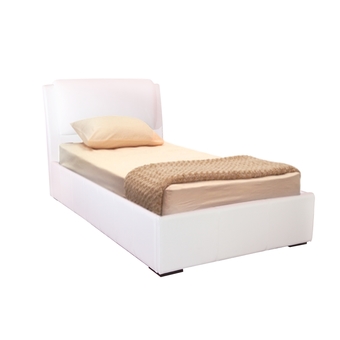 U-RO DECOR &quot;PALAZZO&quot; พาลาซโซ่ เตียงนอน Bed 3.5ฟุต หุ้มหนังพียู สีขาว