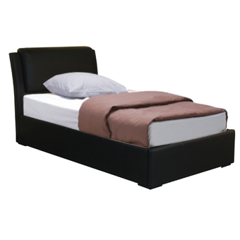 U-RO DECOR เตียงนอนหุ้มหนังพียู รุ่นPALAZZO ขนาด 3.5 ฟุต - สีน้ำตาล