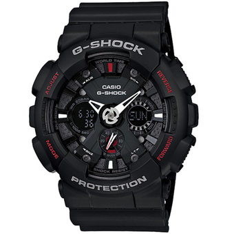 Casio G-Shock นาฬิกาข้อมือผู้ชาย สายเรซิ่น รุ่น GA-120-1A - สีดำ