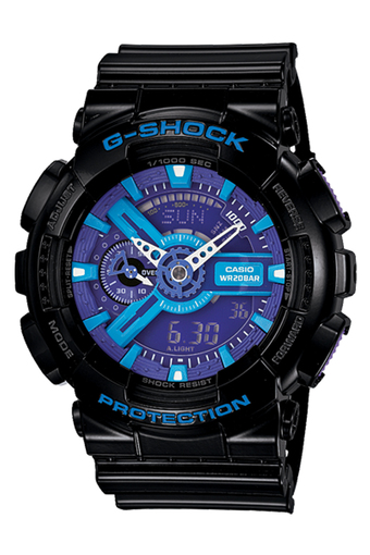 Casio G-SHOCK นาฬิกาข้อมือ รุ่น GA-110HC-1ADR - Black/Blue