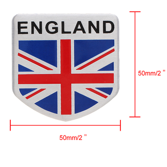 Universal UK Flag Emblem Badge Waterproof Aluminum Sticker Decal Decor Cover