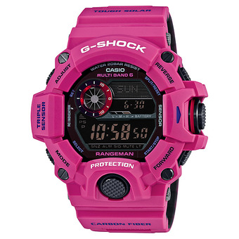 Casio G-Shock นาฬิกาข้อมือผู้ชาย สายคาร์บอนไฟเบอร์ รุ่น GW-9400SRJ-4