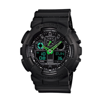 Casio G-Shock Men&#039;s Black Resin Strap Watch GA-100C-1A3