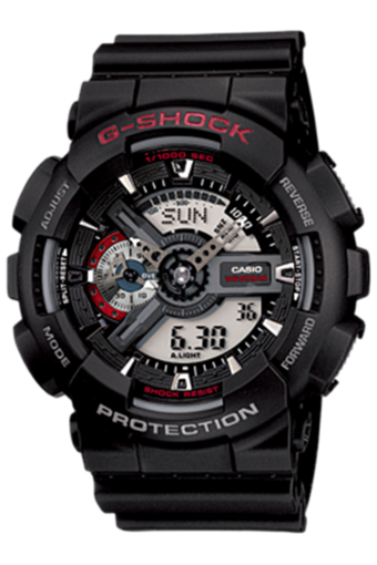 Casio G-shock นาฬิกาข้อมือผู้ชาย สายเรซิ่น รุ่น GA-110-1ADR (สีดำ)