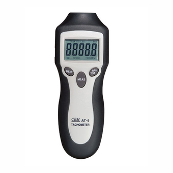 CEM เครื่องวัดความเร็วรอบ Tachometer รุ่น AT-6 (สีดำ/ขาว)