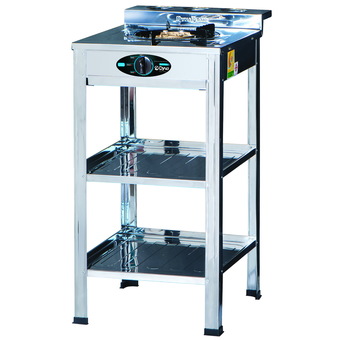 Dyna Home เตาแก๊ส สแตนเลส แบบตั้งพื้น 1 หัวเตา รุ่น LK-111-C - Silver