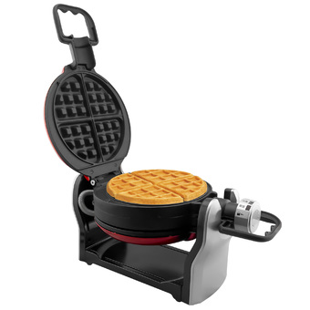 GetZhop เครื่องทำวาฟเฟิล Waffle Maker แกนหมุน 2 ชั้น 1,500 Watt EUPA รุ่น TSK-2909BW (Red)