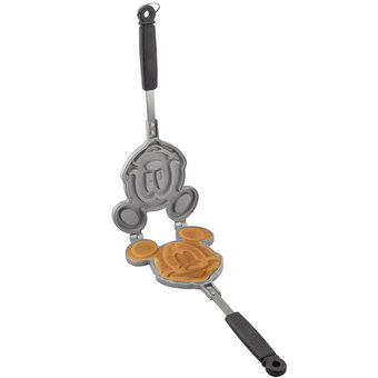 GetZhop กระทะวาฟเฟิล แม่พิมพ์ทำขนม Waffle Maker ลายการ์ตูน (Silver)