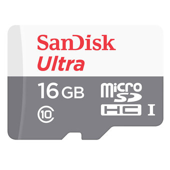 Sandisk MicroSD Ultra Class 10 48MB/S - 16GB(SQUNB-016G-GN3)