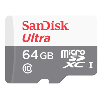 Sandisk MicroSD Ultra Class 10 48MB/S - 64GB(SQUNB-064G-GN3)