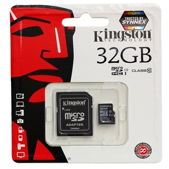 Kingston Memory Card คิงส์ตัน เมมโมรี่การ์ด Micro SD (SDHC) 32 GB Class 10