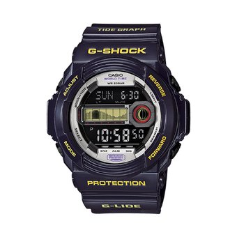 CASIO G-LIDE G-SHOCK นาฬิกาข้อมือผู้ชาย สายเรซิ่น รุ่น GLX-150B-6DR - Blue