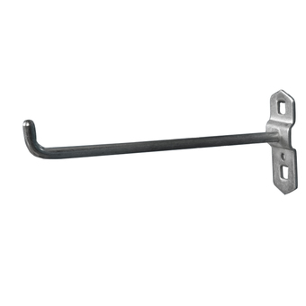 Toolmax ตะขอแขวนเครื่องมือเหล็ก ตะขอเหล็ก ขาเดี่ยว 150 มม. (1/5) รุ่น SH-15 สีเงิน