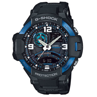 Casio G-shock นาฬิกาข้อมือผู้ชาย สีดำ สายเรซิ่น รุ่น GA-1000-2BDR (ประกัน cmg)