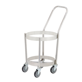 Jumbo ดอลลี่กลม มีมือจับ รับน้ำหนักได้ 150 kg สีเงิน รุ่น SRH40S