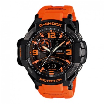 Casio G-Shock Men's Red Resin Strap Watch GA-1000-4A