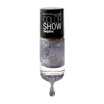 MAYBELLINE NEW YORK COLOR SHOW NAIL SEQUINS 810 SILVER GLEAM 6 ml