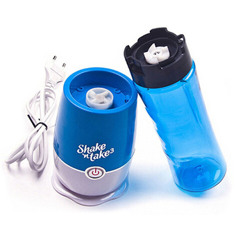 MOMMA Blue Sport Juice Shake n Take 3 เครื่องปั่นน้ำผลไม้ มินิ + แก้วพกพา กึ่งสปอร์ต (สี น้ำเงิน ฟ้า)