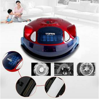 Robot Vacuum Cleaner หุ่นยนต์ดูดฝุ่นอัจฉริยะ รุ่น TP-AVC702 (สีแดง)