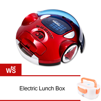 Robot Vacuum Cleaner หุ่นยนต์ดูดฝุ่นอัจฉริยะ รุ่น TP-AVC702 (สีแดง) free Lunch Box (Oringe)