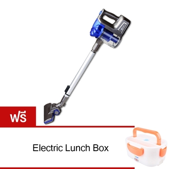 JOWSUA เครื่องดูดฝุ่นพลังไซโคลนไซส์มินิมือถือ รุ่น LD 627 (Blue) ฟรี Lunch Box (Orange)