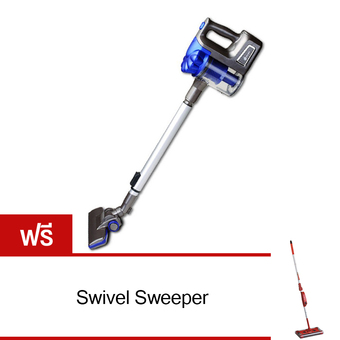 เครื่องดูดฝุ่นพลังไซโคลนไซส์มินิมือถือ รุ่น LD 627 (สีน้ำเงิน) ฟรี Sweeper G6