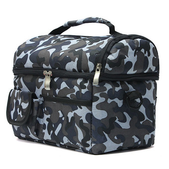 Travel BBQ Camping Picnic Lunch Insulated Cooler Cool ice bag Food Drink Carrier Sea Camouflage