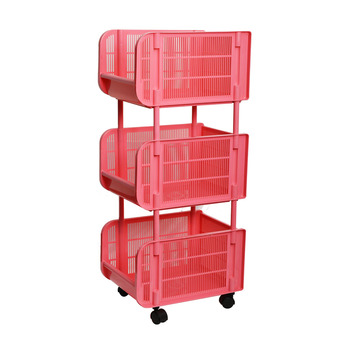 REANGWA STANDARD ชั้นตะแกรง 3 ชั้น – สีชมพู