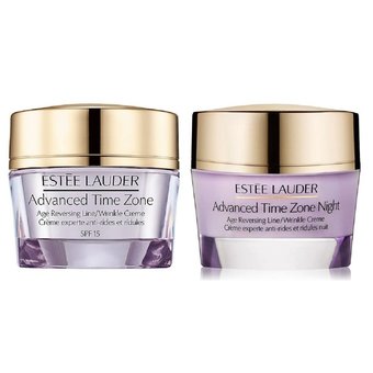 Estee Lauder Advanced Time Zone Age Reversing Day And Night Cream (2 กระปุก)