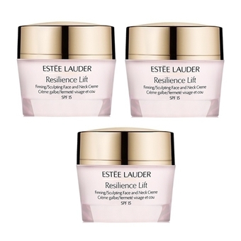 Estee lauder Resilience Lift Firming/Sculpting Face and Neck Creme SPF15 15ml (3 ชิ้น)