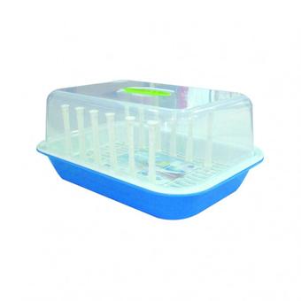 Telecorsa ที่คว่ำแก้วแบบมีฝาปิด รุ่น MHF560 (สีน้ำเงิน)