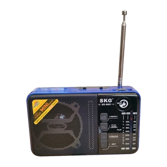 SKG วิทยุจิ๋ว &amp; USB/SD Card รุ่น SR-9001 (สีน้ำเงิน)
