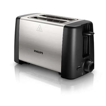 Philips เครื่องปิ้งขนมปัง HD4825 (สีเงิน/ดำ)