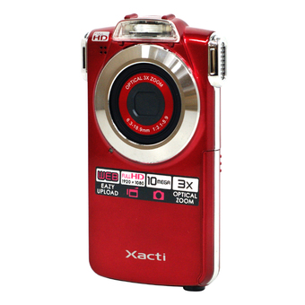 SANYO กล้องดิจิตอล และ VDO Full HD รุ่น VPC-PD1 (สีแดง)