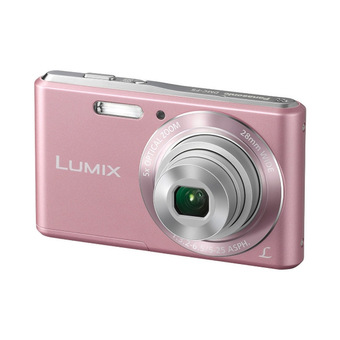 Panasonic กล้องดิจิตอล VDO HD รุ่น Lumix F5 (สีชมพู)