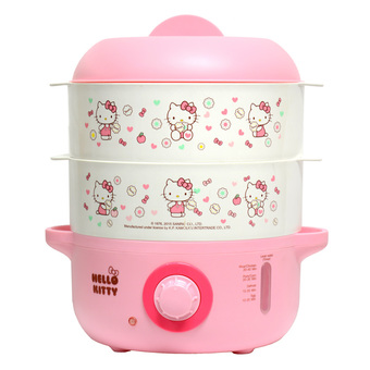 GALAXY เครื่องนึ่งไฟฟ้า 2 ชั้น Hello Kitty รุ่น KW-240PA