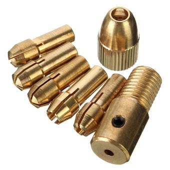 NEW 0.5-3mm Small Electric Drill Bit Collet Micro Twist Drill Chuck Set